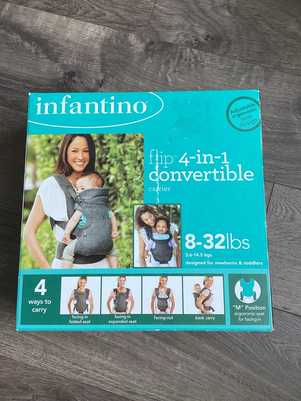Infantino Flip 4-in-1 Convertible Carrier Brand new sealed